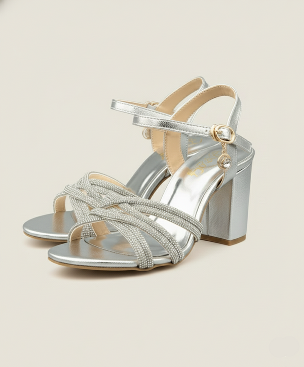 CrystalTangle sandals