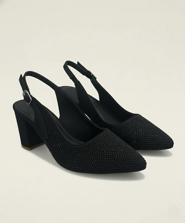 GoldDust Curve Heels sandals