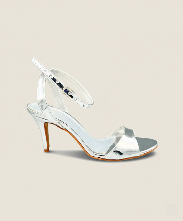 Midnight Curve Heel Sandals